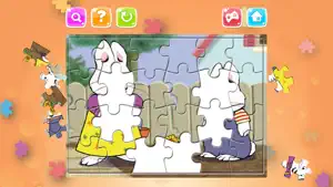 动画片 难题 -  拼图箱体为 Max & Ruby - 儿童幼儿及幼教学习游戏截图1
