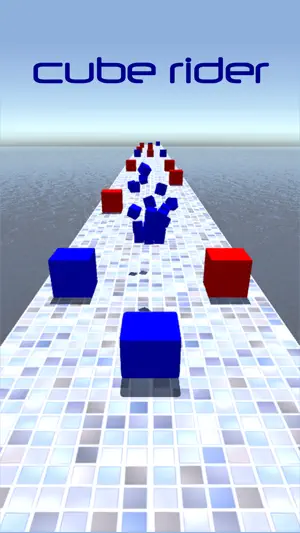 AAA Cube Rider Match & Crush : The New 3D Ultimate Runner Challenge截图2