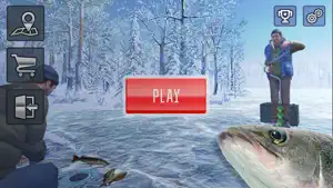 Ice fishing game.Catching carp截图3