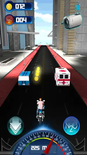 暴力摩托极品城市飞车：3D免费都市赛车游戏截图2