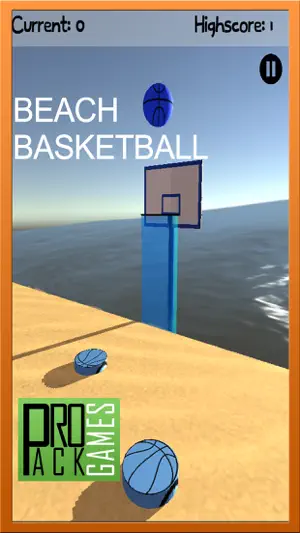 海滩篮球轻拂 - 多人游戏X游戏截图3