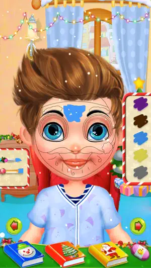 Face Paint Christmas - Kids Coloring Fun Party!截图4