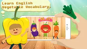 Vegetable Coloring & Vocab - 蔬菜 画画涂色 和 词汇截图1