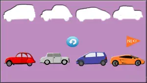 有趣的学习童车汽车模具益智游戏免费截图1