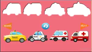 有趣的学习童车汽车模具益智游戏免费截图2