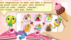 Candy Cake Paint - 蛋糕 和 烘焙店 画画涂色截图3