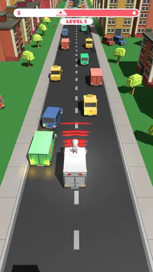 Ambulance Rush 3D!截图2