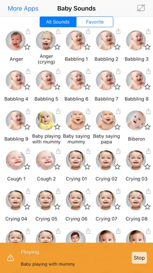 婴儿的声音：所有婴儿的声音的音板截图1