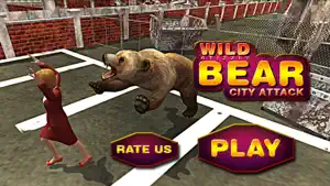 野生灰熊城市攻击智尊3D。截图4