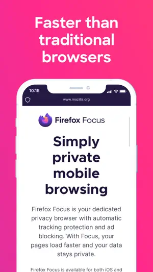 Firefox Focus : 隐私浏览器截图2