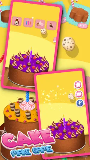蛋糕制造商生日免费游戏截图3